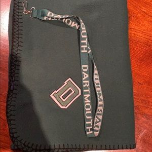 DARTMOUTH COLLEGE BLANKET with LANYARD